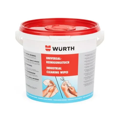 WURTH INDUSTRIAL CLEANING WIPES 27 cm x 32 cm (90 PIECES)