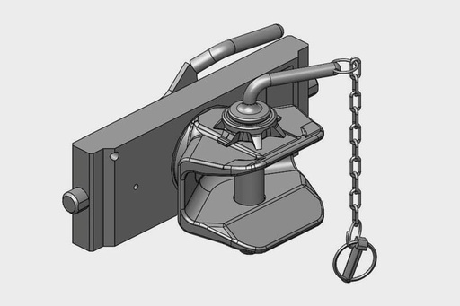 [3.3305.011-A34] MANUAL PICK-UP HITCH